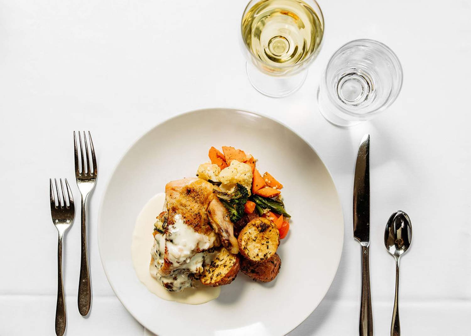 Wild rice stuffed chicken