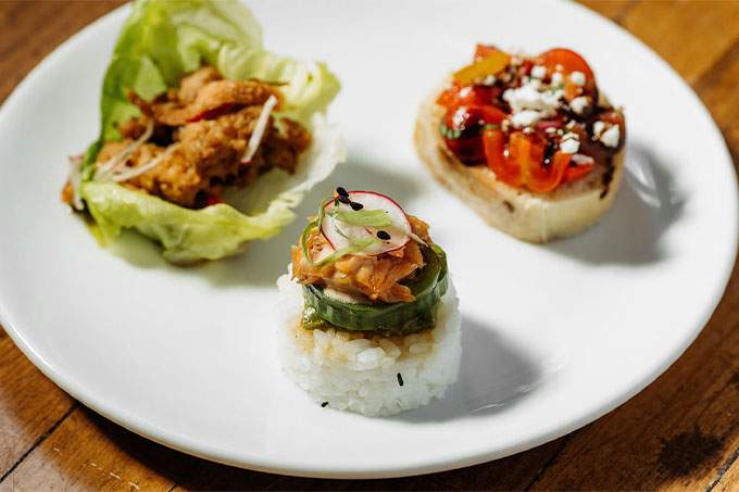 Appetizer preset plate