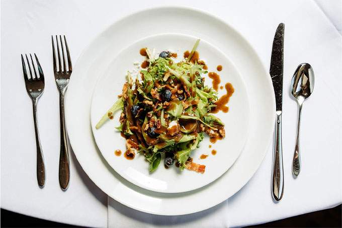 Spring Mix with Blueberries